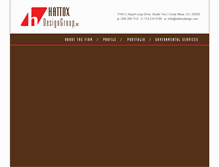 Tablet Screenshot of hattoxdesign.com